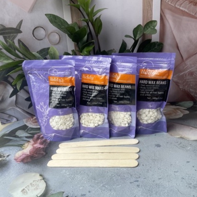 Sáp Wax Lông Nóng dừa cao cấp 100g - Tặng kèm que gỗ