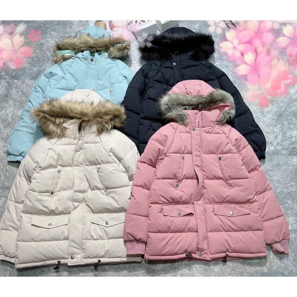 Áo Phao Đại Hàn Có Mũ Dáng Rộng Đẹp Phong Cách | BigBuy360 - bigbuy360.vn