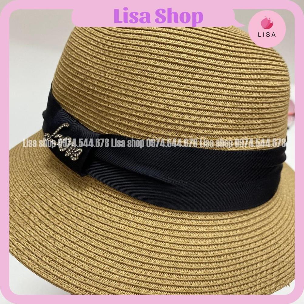 [FREESHIP-HÀNG LOẠI 1] Mũ cói, nón cói đi biển chữ love đính đá form chuẩn đẹp phong cách Hàn Quốc cho nữ, M28