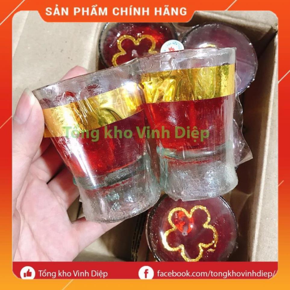 Hộp 6 ly nến thờ, nến dâng lễ, trang trí nhà cửa T19F