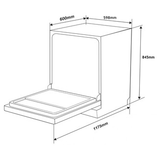 Máy rửa bát Arber ABMRB14A