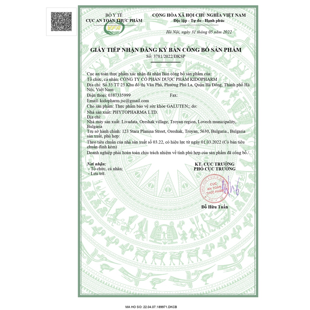 Viên uống bổ mắt Galuten I Nhập khẩu Châu Âu I Cho đôi mắt sáng khỏe, tinh anh I Hộp 30 viên.thuochieuqua