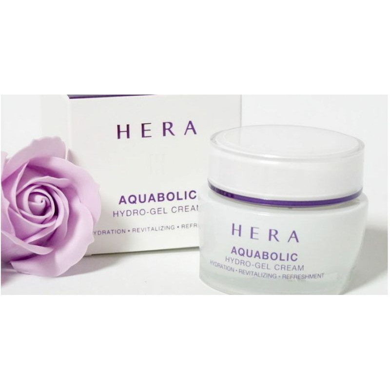 Kem Hera cấp nước dưỡng trắng căng bóng da đặc biệt - Hera Aquabolic Hydro-gel Cream 1ml