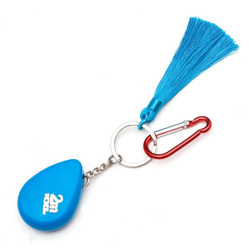 1 Thước Đo Lường Mini Bằng Thép Không Gỉ Mềm Mại Có Móc Khóa