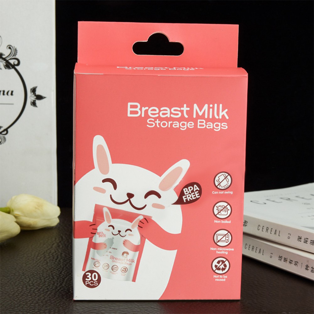 Set 30 Túi Đựng Sữa Mẹ Cho Tủ Lạnh - Cho Bé Mẫu Con Gấu