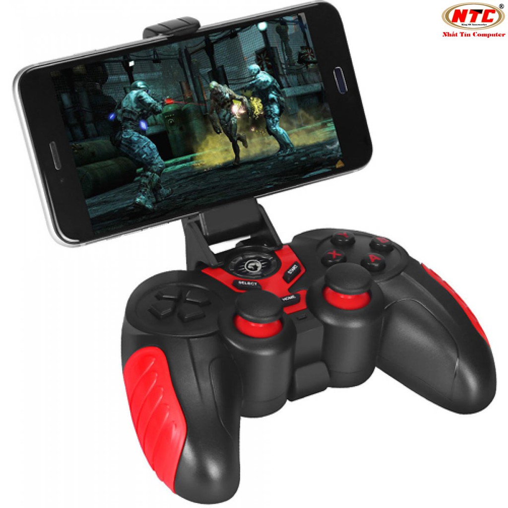 Tay cầm chơi game không dây bluetooth Marvo GT-60 hỗ trợ Android/IOS/PC (Đen)