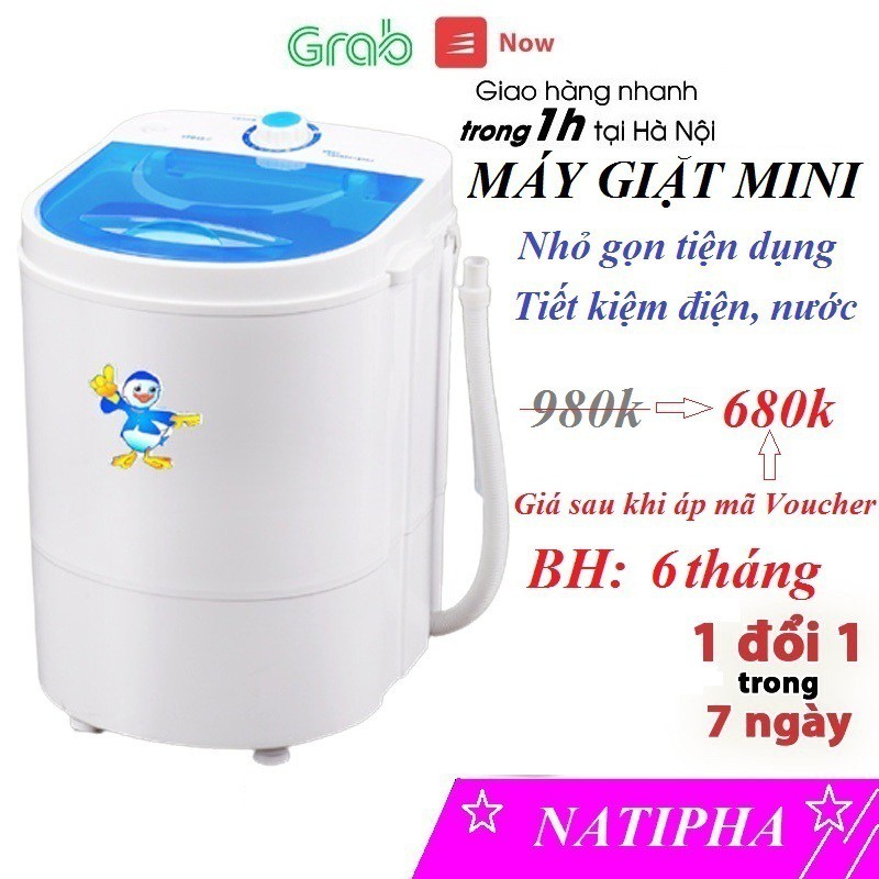 Máy Giặt Mini 4,5Kg dành cho trẻ nhỏ và đồ cá nhân tiết kiệm điện model XPB45-C [Hàng loại 1]