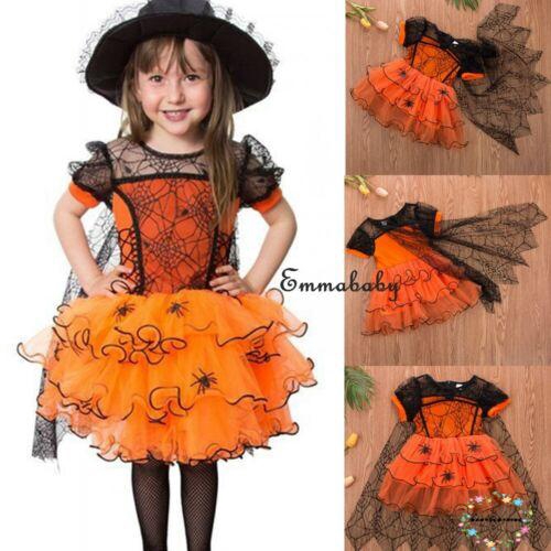 Đầm hóa trang phù thủy dịp Halloween cho bé gái
