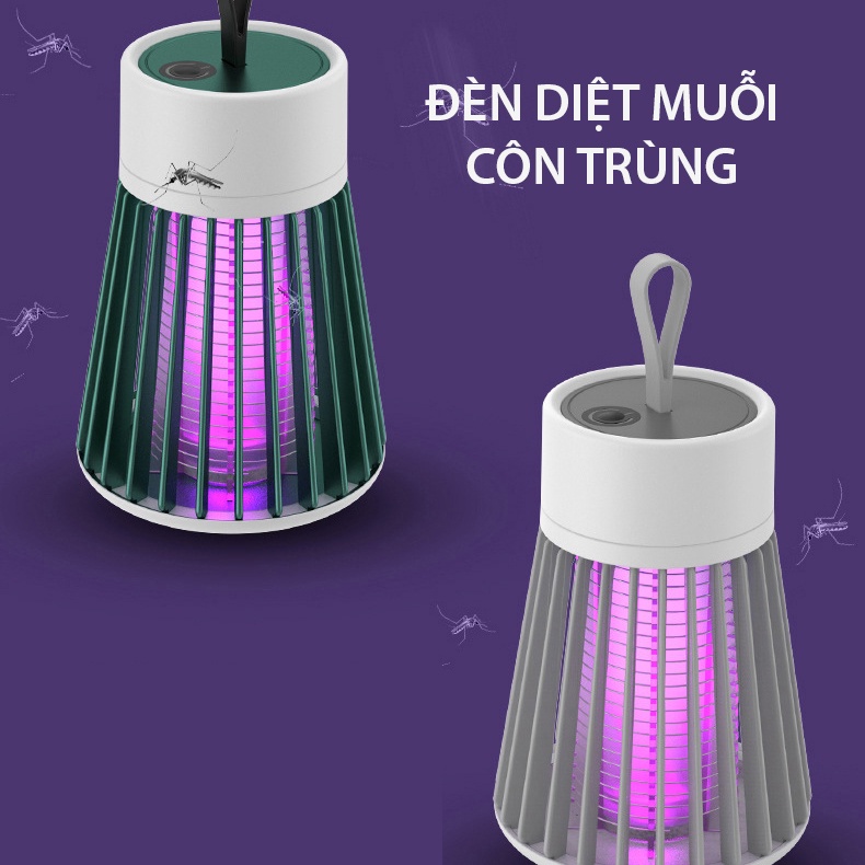 Đèn bắt muỗi thông minh Electric, Máy bắt muỗi ruồi công nghệ đèn Led, không dùng hóa chất bảo vệ sức khỏe gia đình