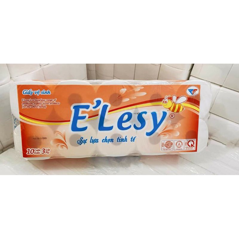 BỊCH 10 CUỘN GIẤY VỆ SINH ELESY