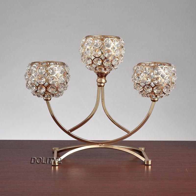 [Dolity2] Giá Đỡ Đèn Cầy Candelabra Thanh Lịch Để Bàn Tiệc Cưới