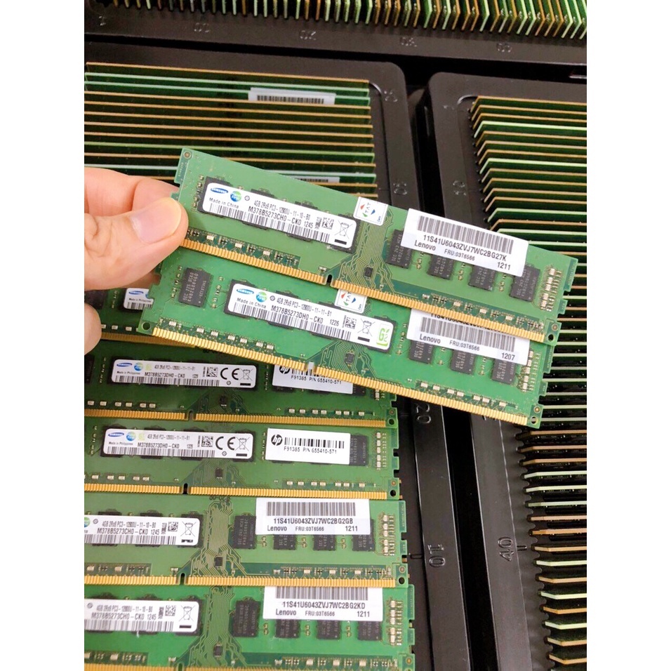 Ram Samsung Hynix Kingston 4GB DDR3 Bus 1600MHz PC3-12800U 1.5V Dùng Cho PC Desktop