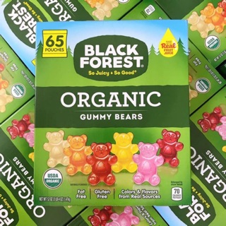 [Date 09/2021]-KẸO DẺO TRÁI CÂY HỮU CƠ BACK FOREST - ORGANIC GUMMY BEARS (Hộp _65 gói nhỏ)