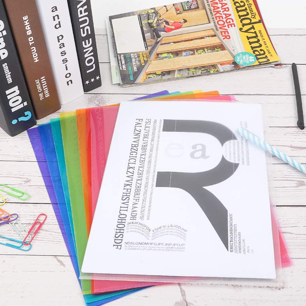 Túi Đựng Tài Liệu Khổ A4 Bằng Nhựa Trong Suốt In Chữ Tiện Dụng