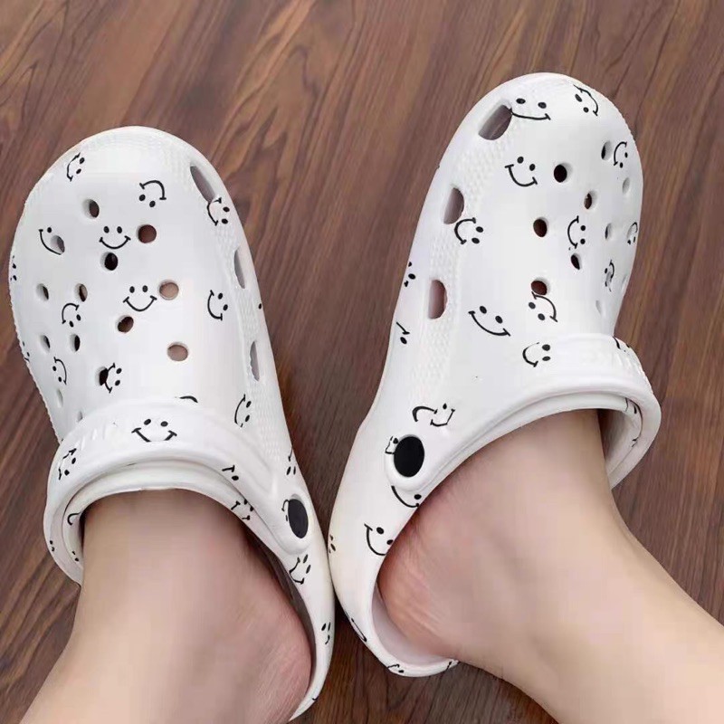 Dép cross Hình Mặt cười siêu dễ thương