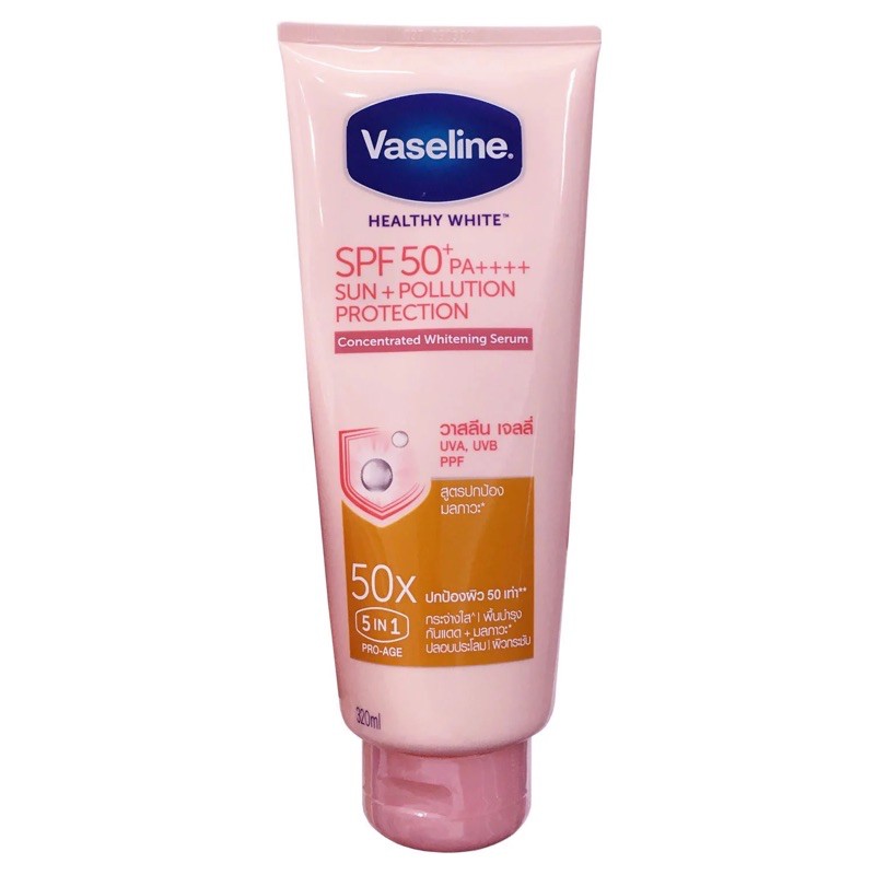 Dưỡng thể trắng da Vaseline 50x SPF 50+++