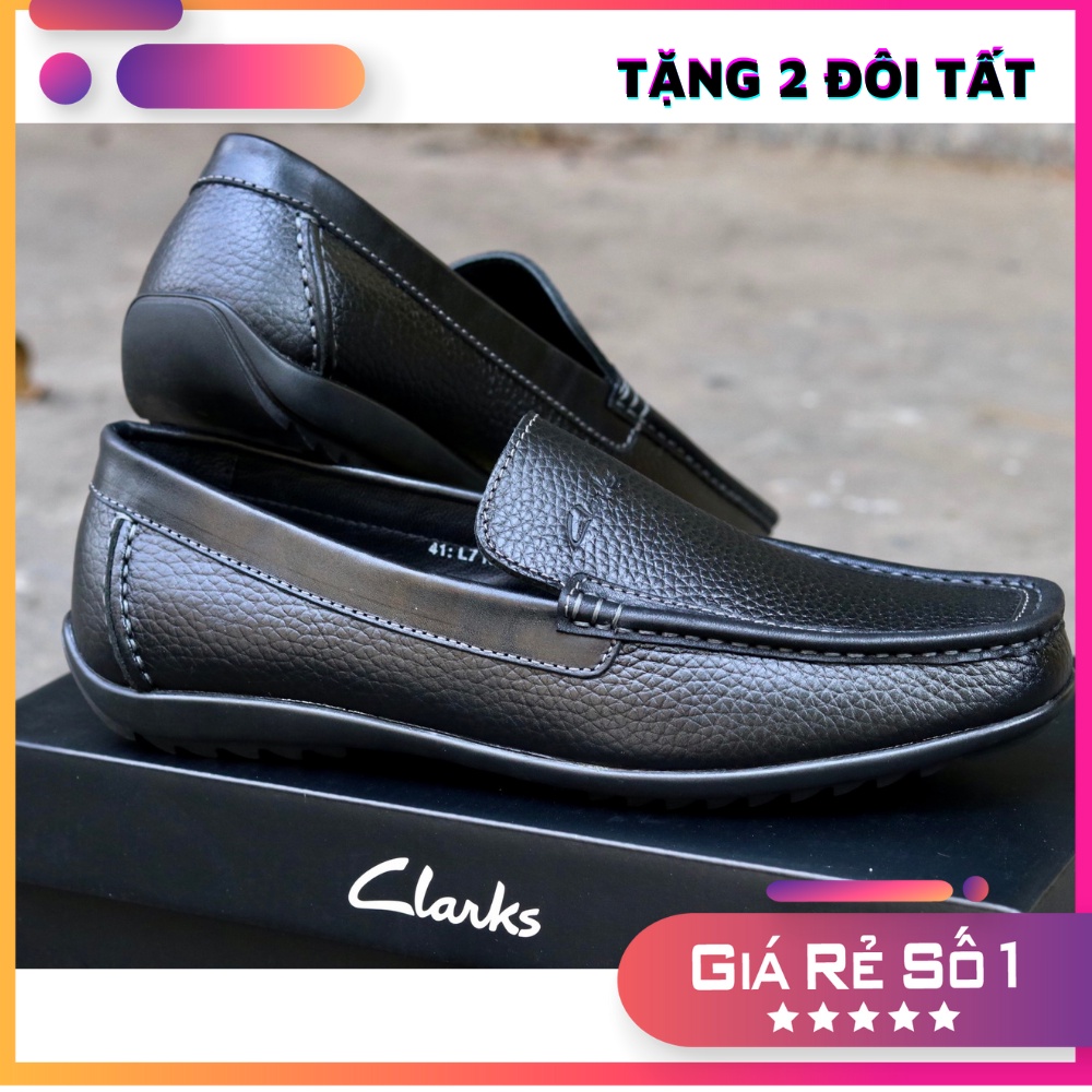 Giày lười nam da bò cao cấp, nhập Thái Lan Full hộp, bảo hành 2 Năm, mã SP CL02H, Thai Fashion Store