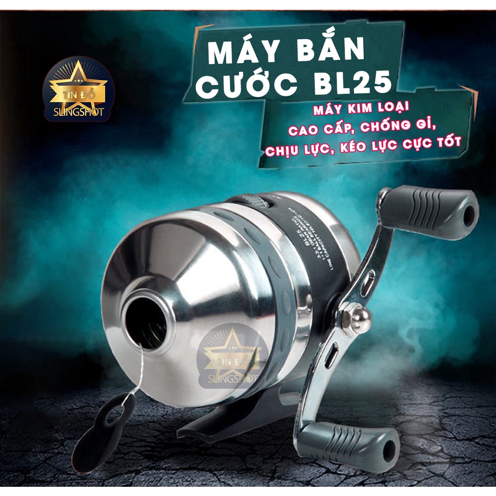 Máy bắn cước BL25, máy thu cước BL25 cho Ná bắn cá, kim loại cao cấp chống gỉ, chịu lực, kéo tốt