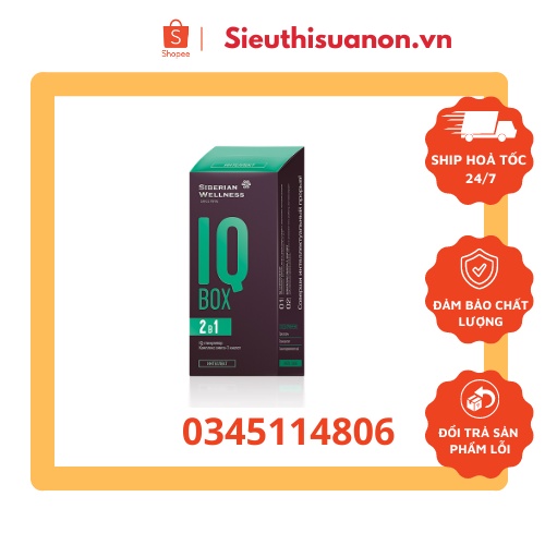 [Hỗ trợ não] Thực phẩm bảo vệ sức khỏe IQ Box – 30 túi – Date T4/2023
