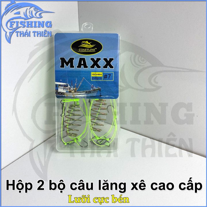 Combo hộp 2 bộ lăng xê câu cá Maxx lưỡi cực bén