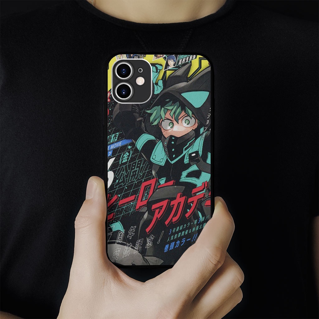 Ốp Lưng sillicon my hero academia vintage style pro 13 11 12 promax 7 8 plus xs X Xr VTM20210010