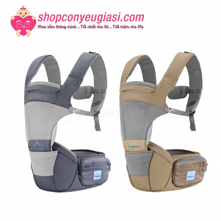 Địu Ngồi Comfybaby Cao Cấp 4 Tư Thế 2 Trong 1 CF818