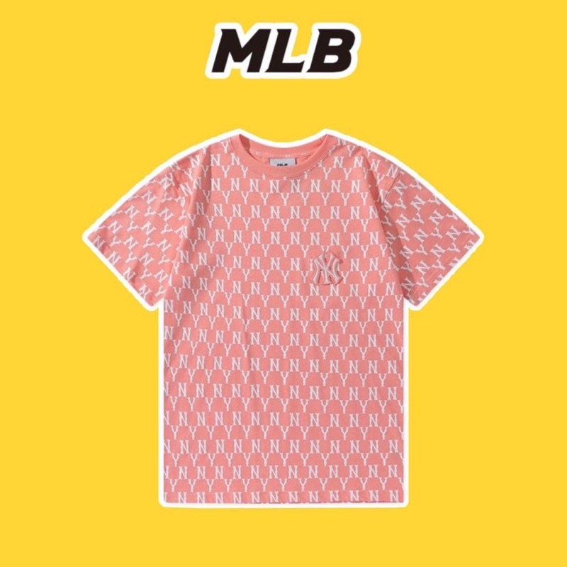 Áo thun MLB Monogram cao cấp Áo thun NY nam nữ mới nhất