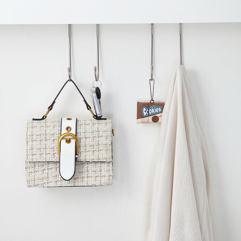 Móc Chữ S Đôi Dính Liền Treo Đồ Đa Năng