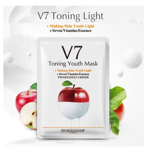 COMBO 50 MIẾNG Mặt nạ V7 Toning Youth Mask nội địa Trung BIOAQUA