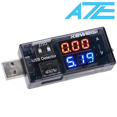 USB Tester đo dòng đo áp Keweisi KWS-10VA - 8F7