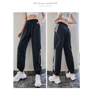 💥Quần jogger dù co giãn S 3 sọc