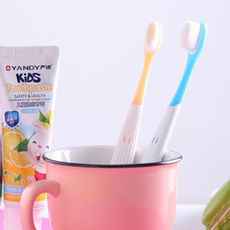 Silicone Toothbrush Soft-bristled Children Toothbrush Cartoon Kids Oral Care Baby Toy