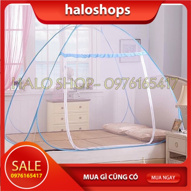 Mùng Màn Chụp chống muỗi Tự Bung Gấp Gọn Thông Minh 1m8 x 2m