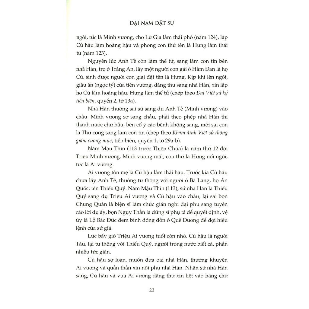 Sách - Đại Nam Dật Sử Và Sử Ta So Với Sử Tàu