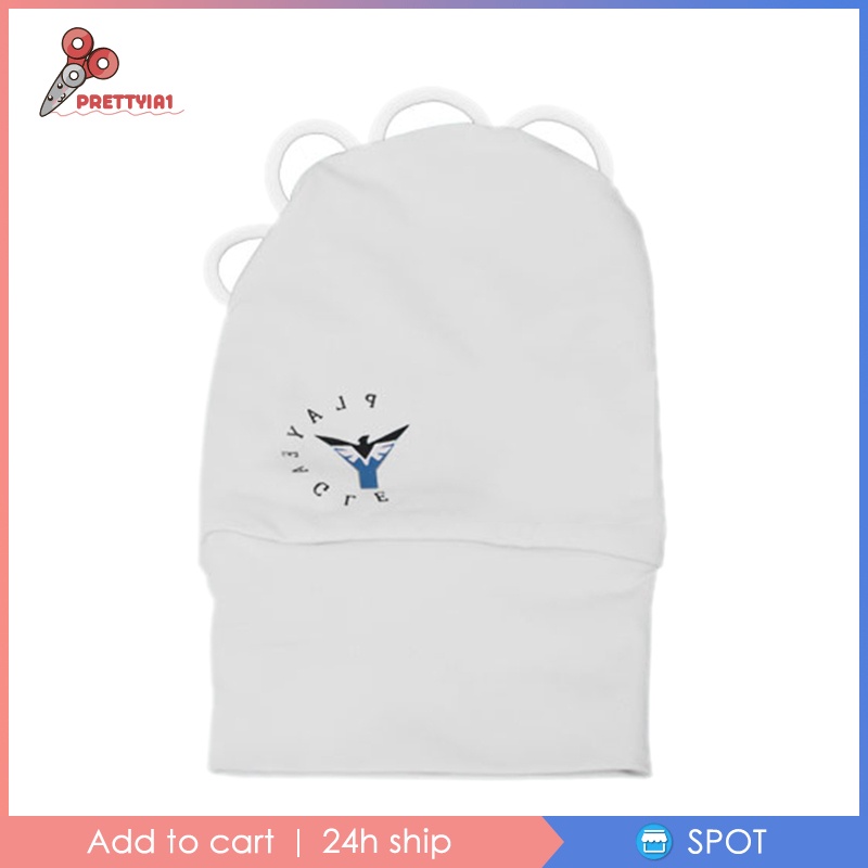 Găng tay hở ngón lái xe / chơi golf / câu cá chống tia uv màu trắng trái cho nam nữ