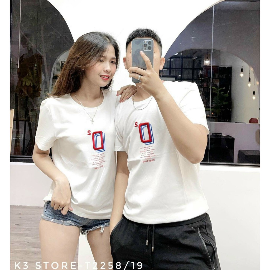 Áo thun nam nữ tay ngắn cổ tròn cao cấp - chất liệu cotton co giãn 4 chiều  ( fom chuẩn shop ) Lady-Hn Store88 KHG89