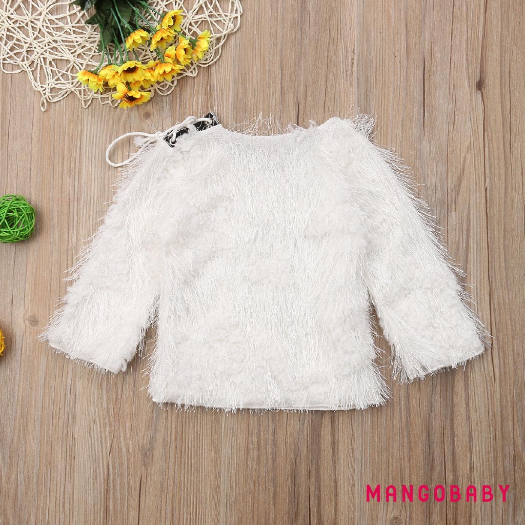 Áo Sweater Dệt Kim Thời Trang Cho Bé Gái