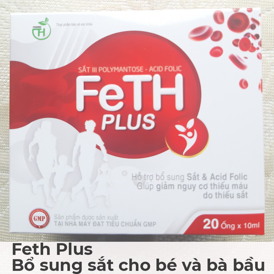[GIÁ SỈ] FeTH Plus - Bổ sung sắt, acid folic cho người thiếu máu và bà bầu
