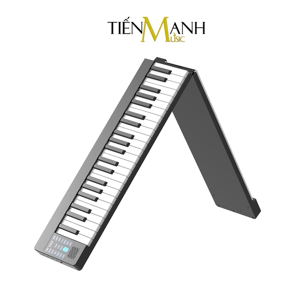 [Gấp Gọn] Đàn Piano Điện Konix PJ88B - 88 Phím Cảm Ứng Lực Có Loa (Pin sạc, Bluetooth, Pedal sustain PJ88, Bao Đựng)