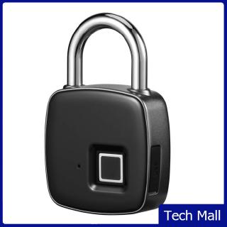 IP65 Waterproof Anti-theft Fingerprint ID Smart Keyless Lock Door Case Bag Padlock