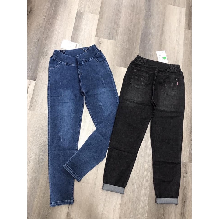 Quần Bò Bầu, Quần Jeans Bầu Hàng Mềm Đẹp Loại 1 Thời Trang Đủ Size- Đủ Màu Cho Mẹ Bầu (có chun chỉnh)