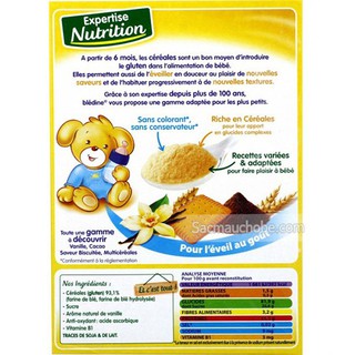 Bột pha sữa Bledina 400g 6m+ bích quy