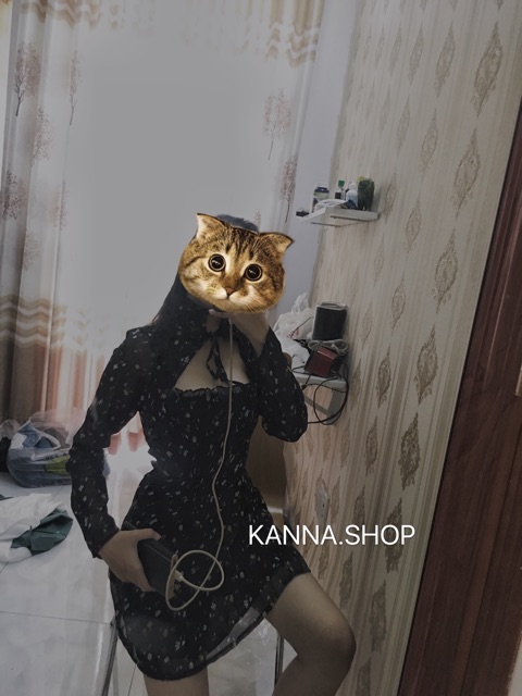 ( ORDER ) Ảnh thật ở cuối- Đầm hoa nhí dáng xòe AK372 | BigBuy360 - bigbuy360.vn