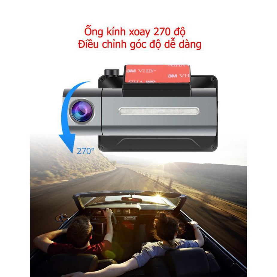 (Xe) camera hành trình ô tô kết nối Wifi 3G GPS xem từ xa truyền hình trực tuyến định vị từ xa