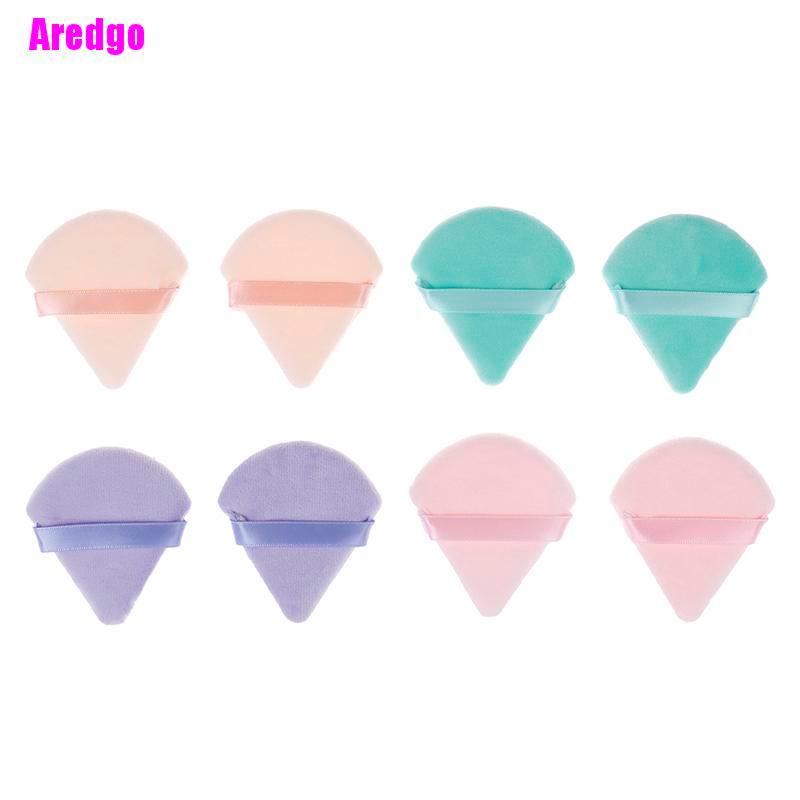 [Hàng mới về] Set 2 mút trang điểm hình tam giác chất liệu nhung mềm mại