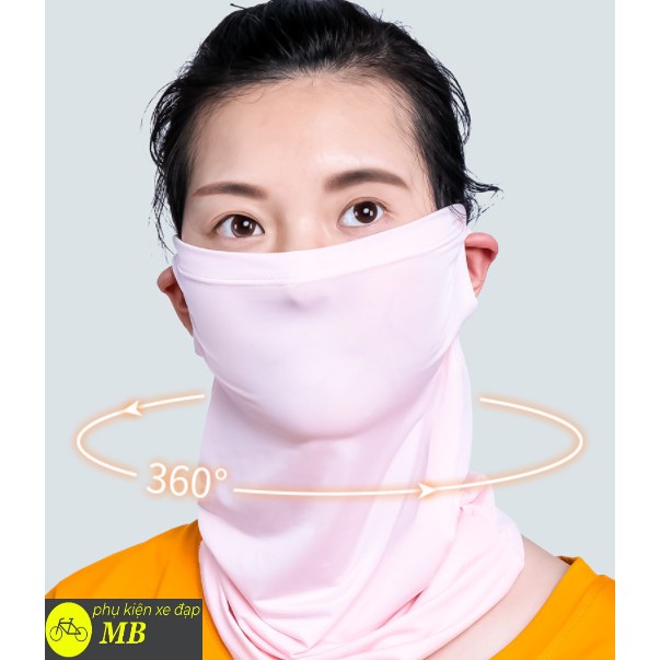 khăn trùm bịt mặt chống nắng nhiều công dụng cao cấp thoáng khí, khẩu trang chống bụi full face