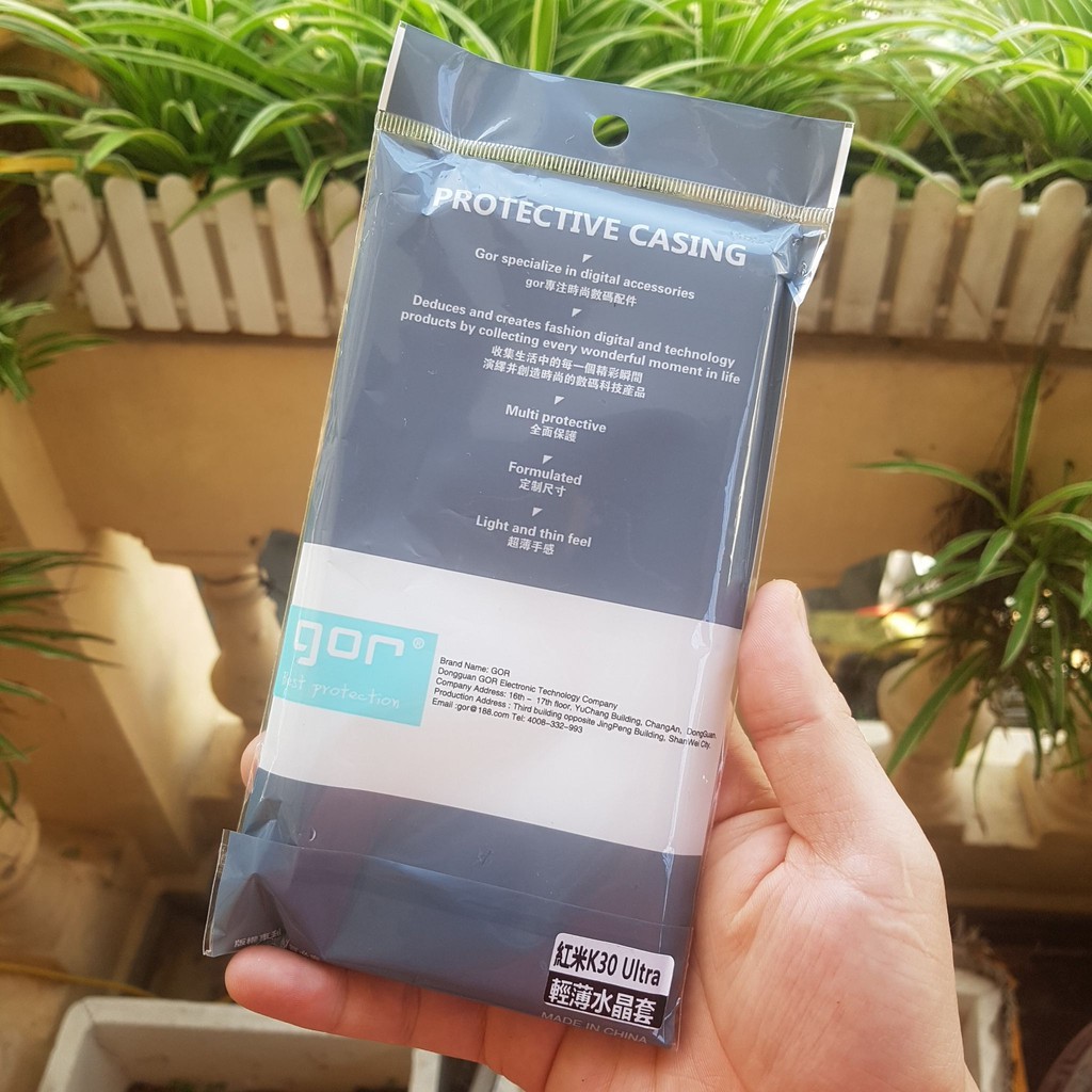 Ốp Silicon GOR cho Xiaomi Redmi K30 Pro, K30 Ultra - gờ bảo vệ Camera