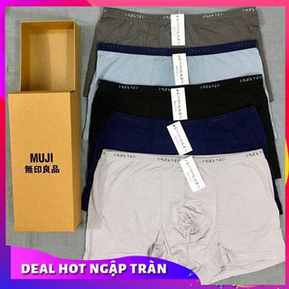 Fs 50k🎁 hộp set 5 quần lót đùi nam xuất nhật như hình