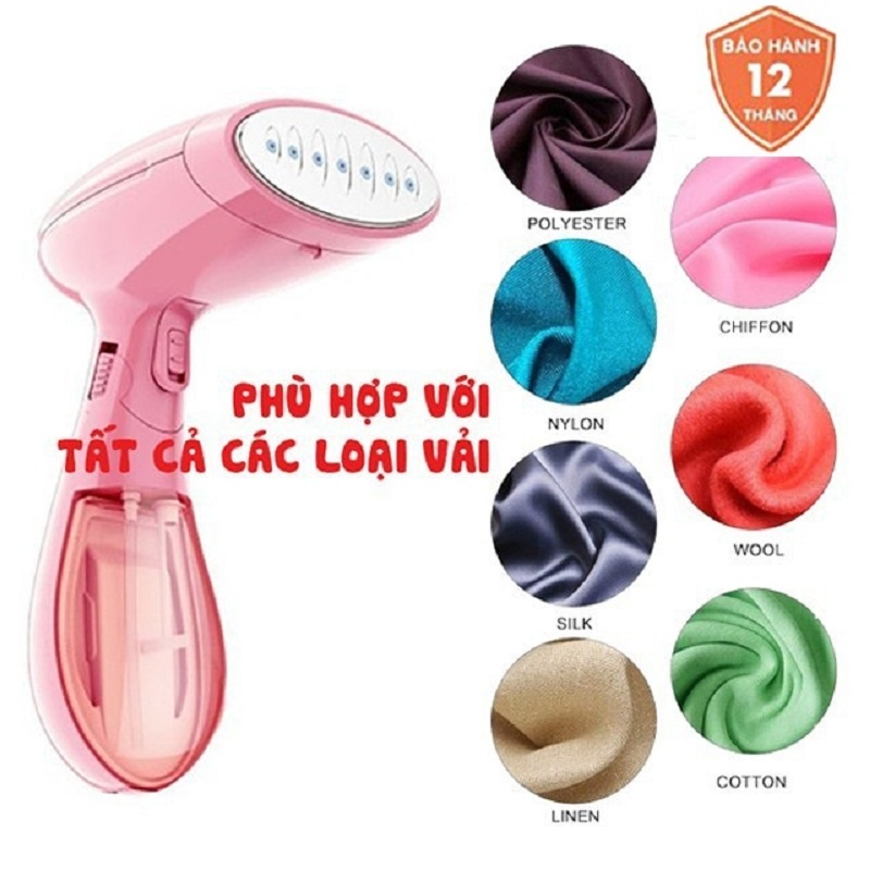 Bàn Là Hơi Nước Cầm tay Gấp Gọn SOKANY SK-3060 Màu Hồng Xinh Xắn