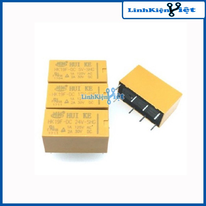 Relay HUIKE 8 Chân 125VAC/2A 30VDC/1A